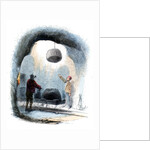 Coal mining: sending baskets (corves) of coal to the surface of a mine, 1852 by Unknown