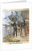 Releasing French army homing pigeons on board the transatlantic liner La Bretagne, 1898 by Unknown