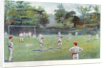 Cricket Field at Bournville, 1892 by Unknown.