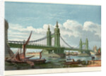 Chelsea Bridge, London, 1858 by Unknown