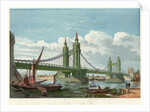 Chelsea Bridge, London, 1858 by Unknown