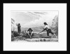 Natives of Chiloe, Patagonia, using a breast plough, 1839 by Unknown
