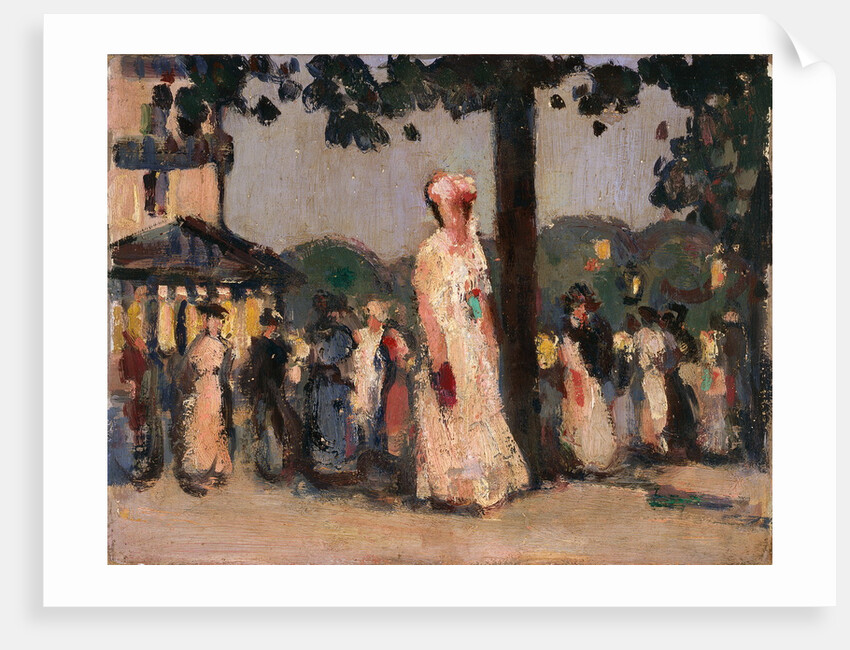 Closerie de lilas by John Duncan Fergusson