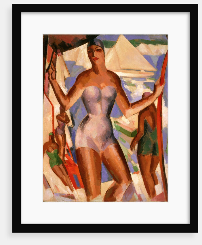 Bathers and Yachts by John Duncan Fergusson