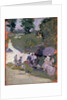 Cottage with Figures by John Duncan Fergusson