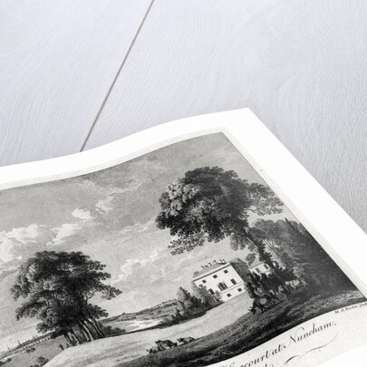 Seat of the Right Honourable the Earl of Harcourt at Nuneham, with a distant view of Oxford by Michael Angelo Rooker