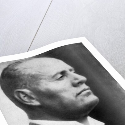 Benito Mussolini, Italian fascist dictator by Anonymous