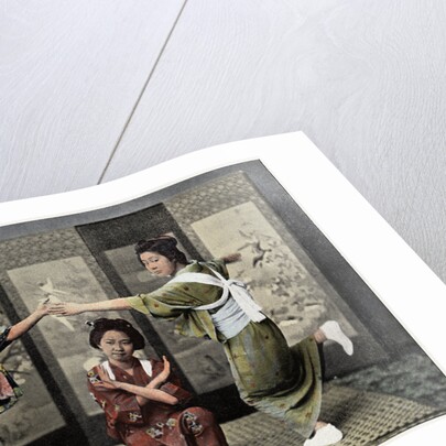 A Family Dance in Japan by Charles Gillot