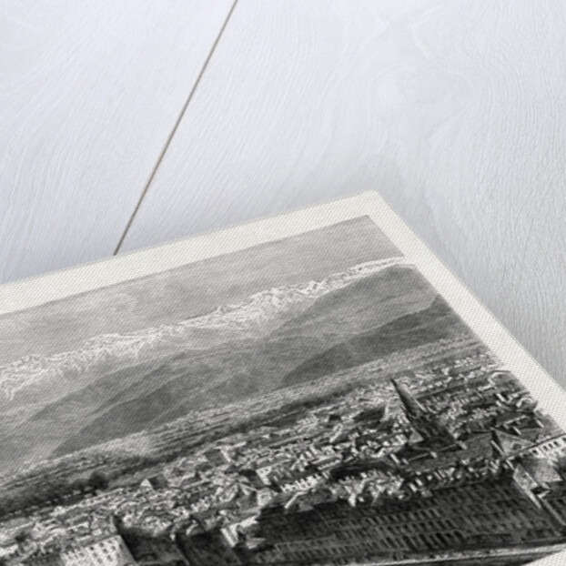 Grenoble and the Alps of Belledonne, France by Anonymous