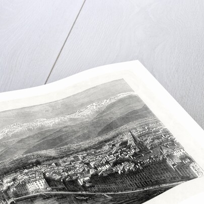 Grenoble and the Alps of Belledonne, France by Anonymous