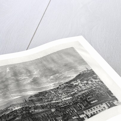 Lyon and the heights of Croix-Rousse, France by Hildibrand