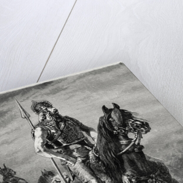 Gallic horseman by Neuville