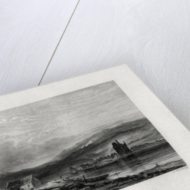 Scalloway Bay and castle, Zetland by J Horsburgh