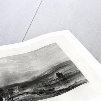 Scalloway Bay and castle, Zetland by J Horsburgh