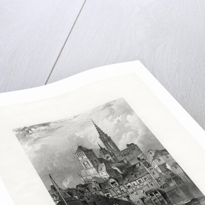 St Omer and the cathedral, Strasbourg, France by W Richardson
