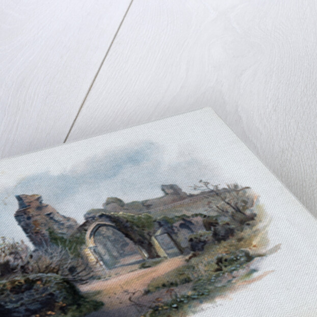 Hastings Castle, Sussex by C Wilkinson