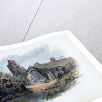 Hastings Castle, Sussex by C Wilkinson