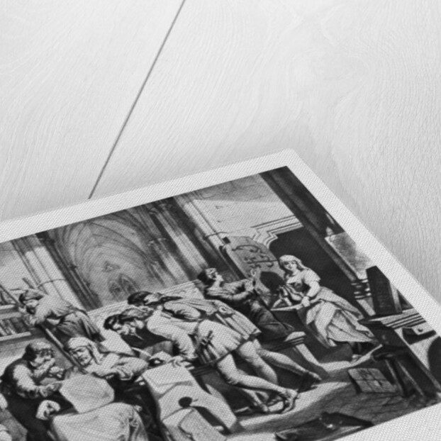 William Caxton's press in the Almonry by Anonymous