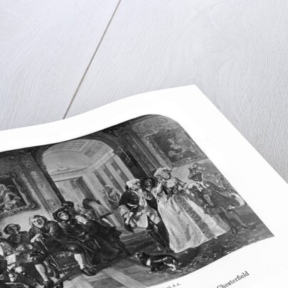 Doctor Johnson waiting for an audience with Lord Chesterfield by Anonymous