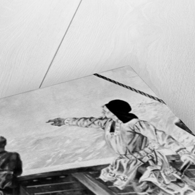 Leif Ericson Discovering America by Per Krohg