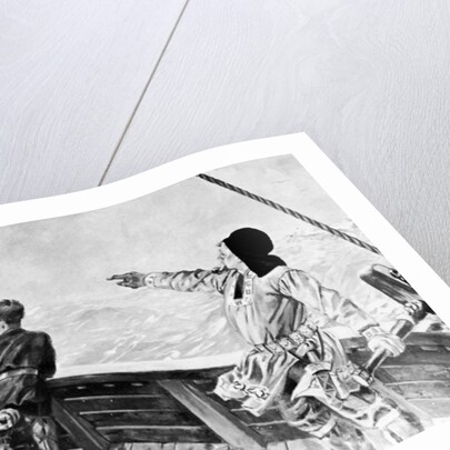 Leif Ericson Discovering America by Per Krohg