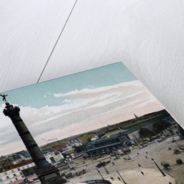 The July Column in the Place de la Bastille, Paris by Anonymous