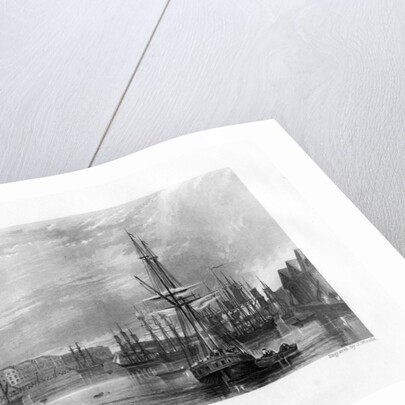 West India Dock, London by J Woods