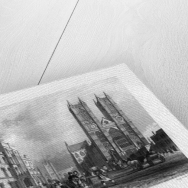 Westminster Hospital and Abbey Church by J Woods