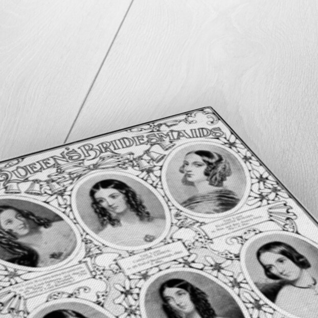 Nine of Queen Victoria's bridesmaids by Anonymous