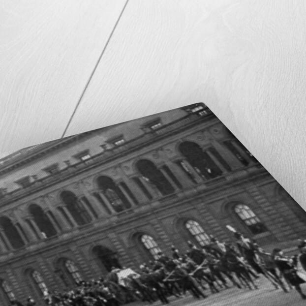 Queen Victoria's funeral procession leaving Osborne House, Isle of Wight, February 1st by Hughes & Mullins