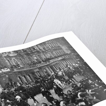 Queen Victoria's funeral procession passing through London by Anonymous