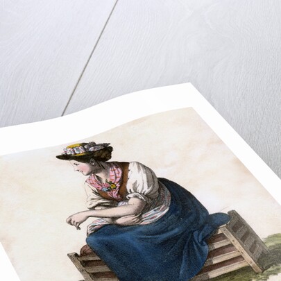 Swiss woman by Edouard Pingret