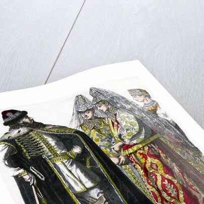 Traditional Russian Costume by Anonymous