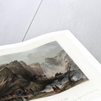 'Cataract of Ting-hoo, on the Tripod Lake', China by Edward Paxman Brandard