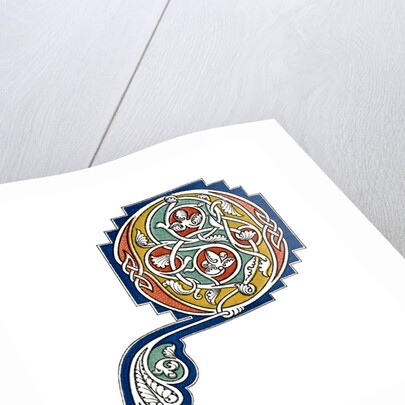 Initial letter 'Q' by Henry Shaw