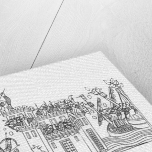 Siege scene by Henry Shaw