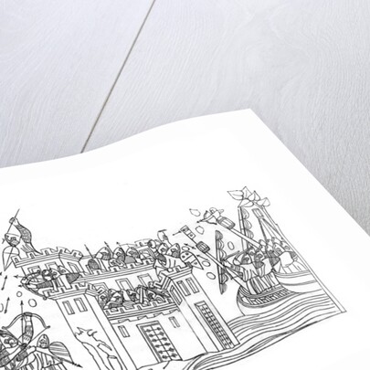 Siege scene by Henry Shaw