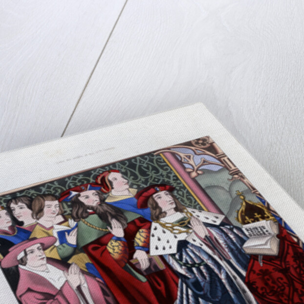 Henry VI and his court by Henry Shaw