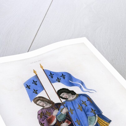 Heralds announcing the death of Charles VI to his son by Henry Shaw