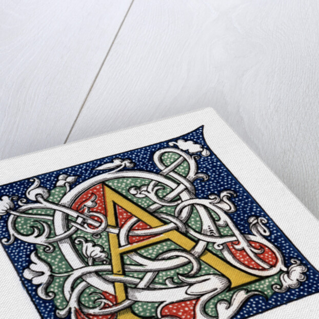 Initial letter 'A' by Henry Shaw