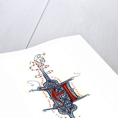 Initial letter 'A' by Henry Shaw