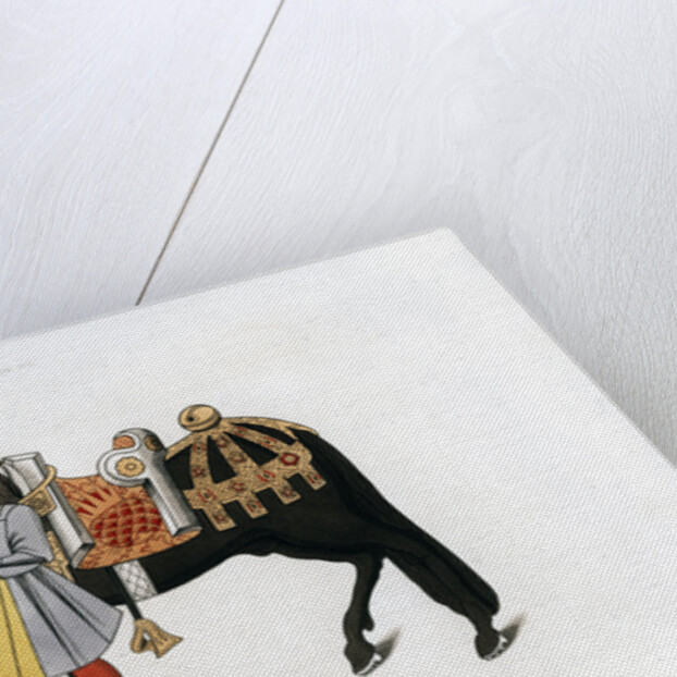 Horse and attendant by Henry Shaw