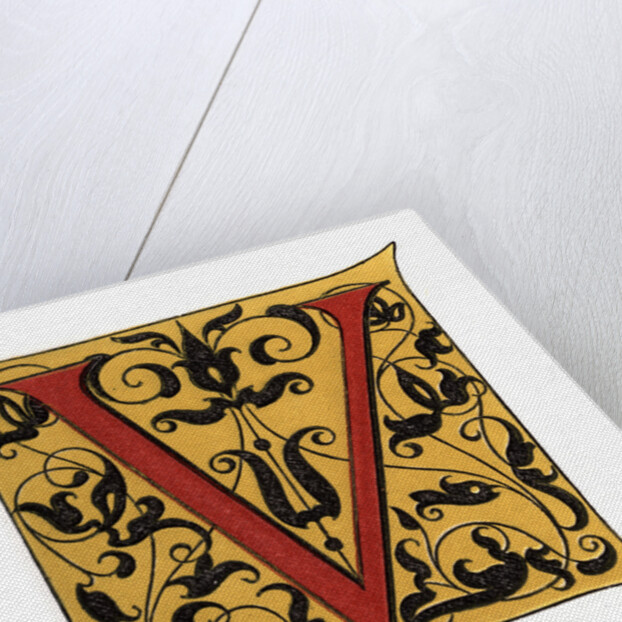 Initial letter 'V' by Henry Shaw