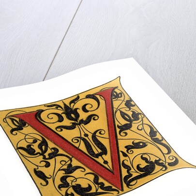 Initial letter 'V' by Henry Shaw