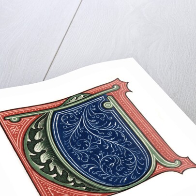 Initial letter 'T' by Henry Shaw