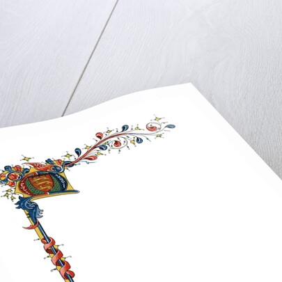 Initial letter 'M' by Henry Shaw