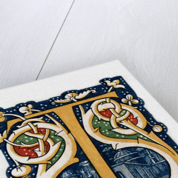 Initial letter 'T' by Henry Shaw