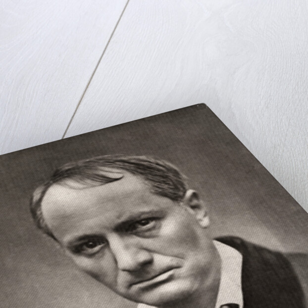 Charles Baudelaire, influential French poet, critic and translator by Anonymous