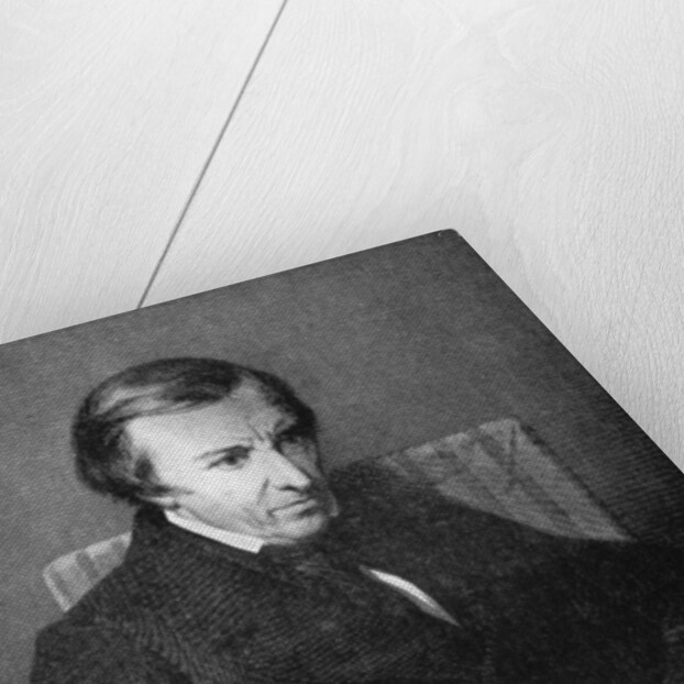 Hughes Felicite Robert de Lamennais, French philosophical and political writer by Lecomte