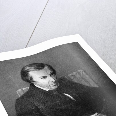 Hughes Felicite Robert de Lamennais, French philosophical and political writer by Lecomte